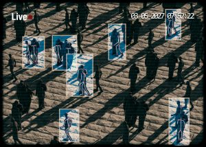 AI supported identification of combatants and civilians in motion.